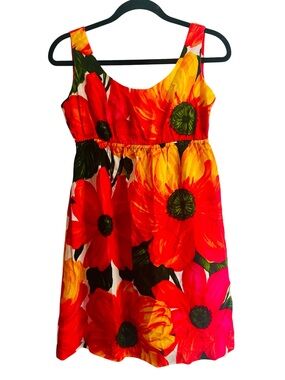 Pomare Tahiti Size Small Mini Floral Sundress